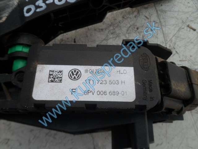 plynový pedál na vw volkswagen toruan 1,9tdi, 1T1723503H